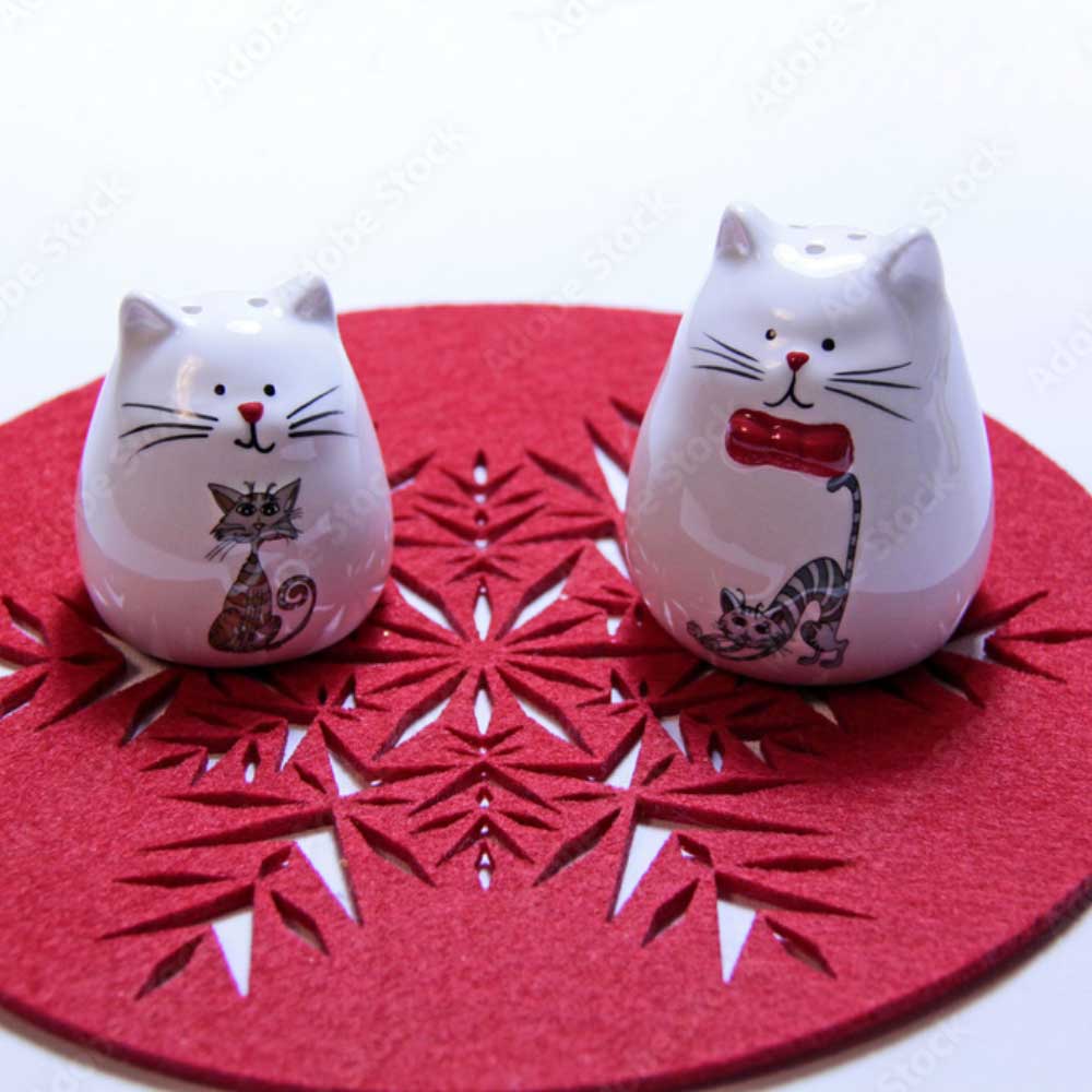 Cat Themed Salt & Pepper Sets