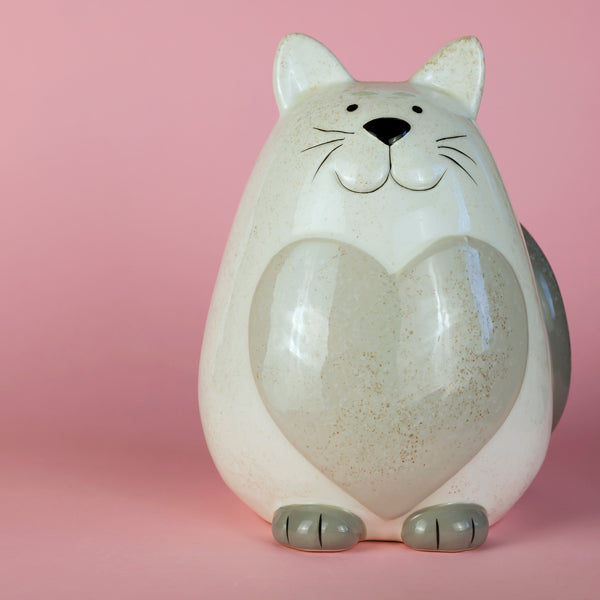 Cat Themed Ceramic Ornaments