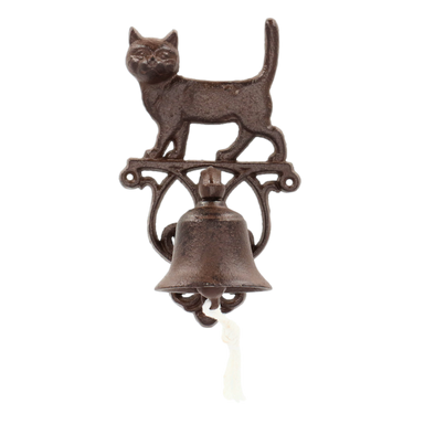 Cast Iron Cat Doorbell Servant Bell