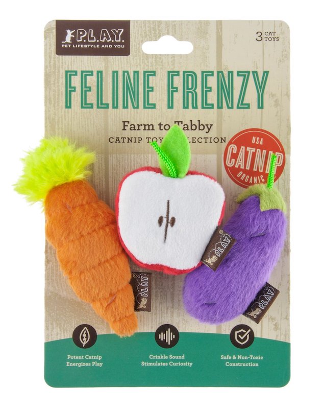 Feline Frenzy Garden Fresh Catnip Toy Set of 3
