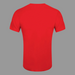 Red t-shirt on a gray background