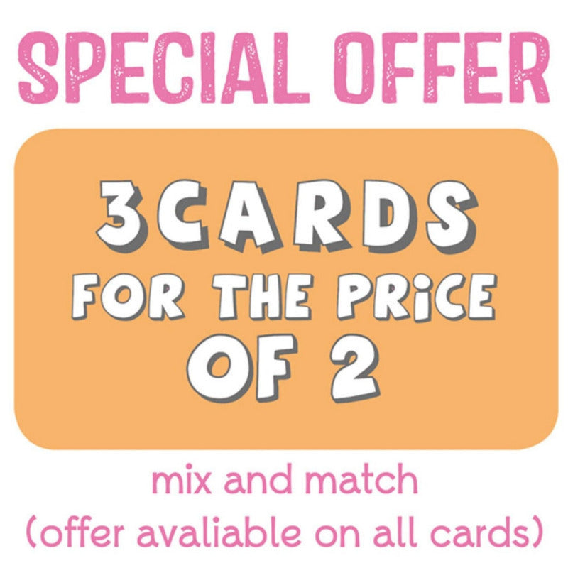 3 X Glitter Greeting Cards by Alex Clark Card Set