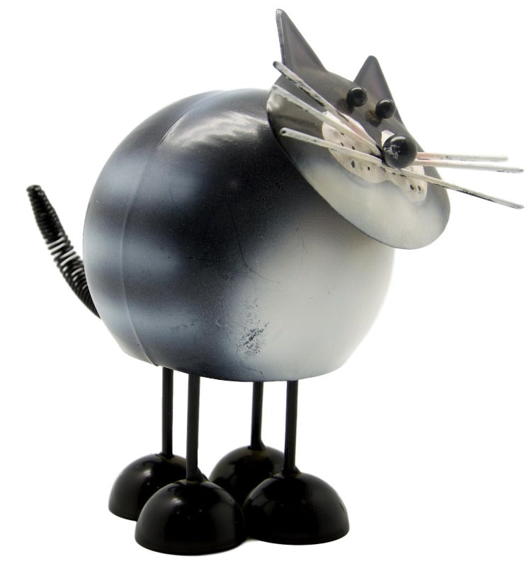 Set of 3, Grey, Black and Ginger Fun Bobbin' Cats - Gift Set