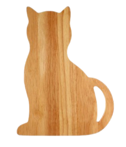 Cat Shaped Wooden Cutting Chopping Board