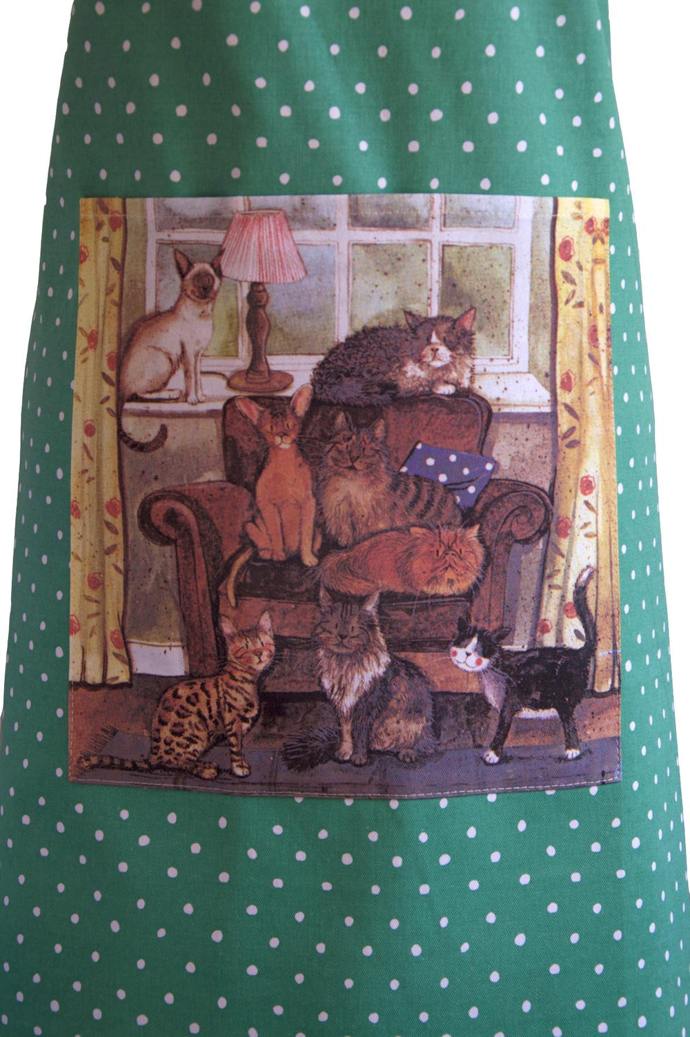 Alex Clark Cat House Apron and Oven Gloves - Gift Set