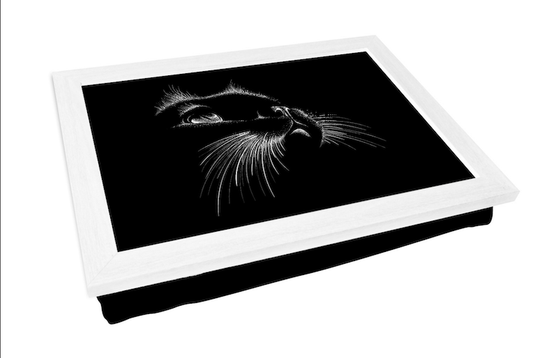 Black Magic Cat Lap Tray by Fabulous Felines