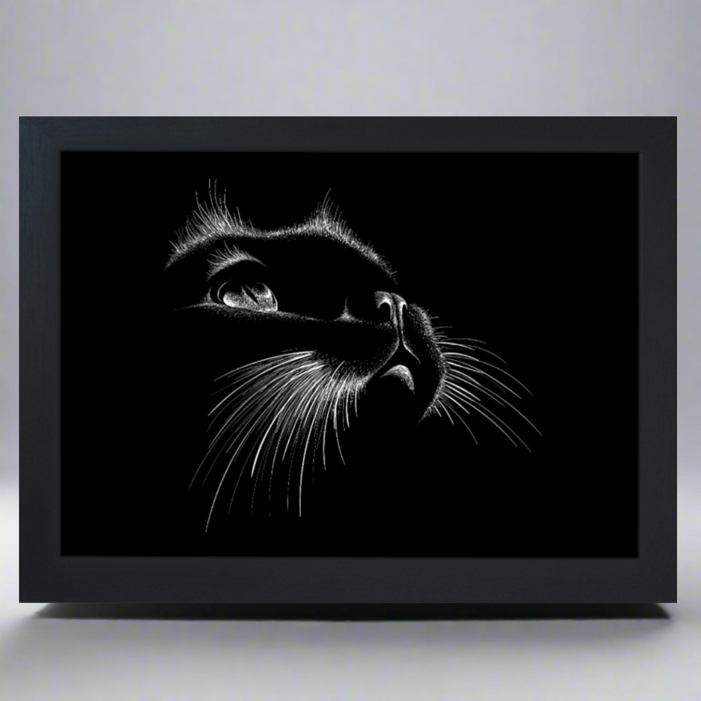Black Magic Cat Lap Tray by Fabulous Felines
