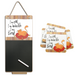Cat Invincible Cat Chalkboard & Chalk with Matching Coasters - Gift Set