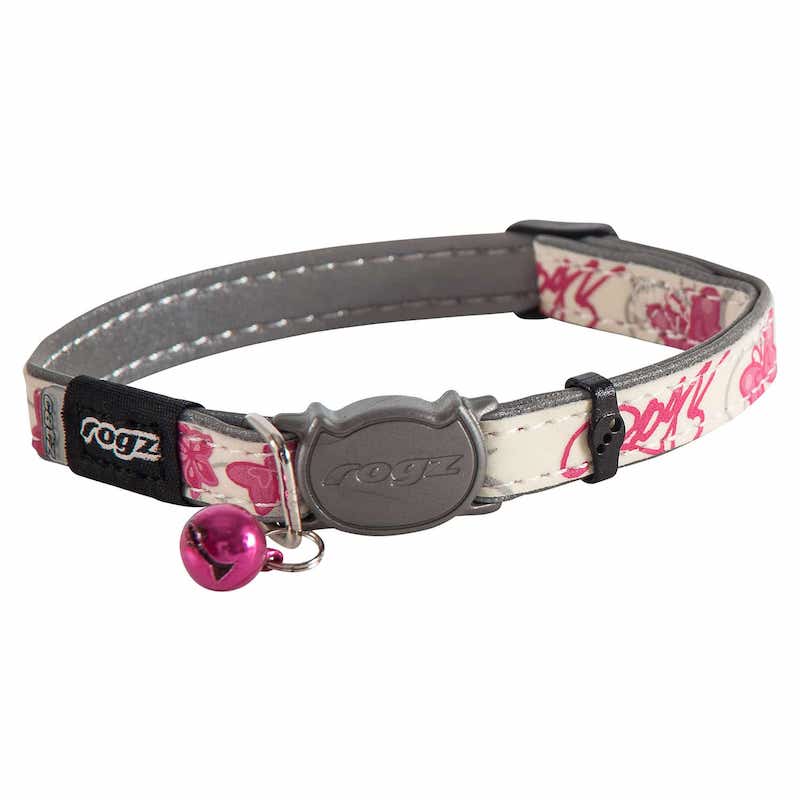 Rogz Pink GlowCat Collar