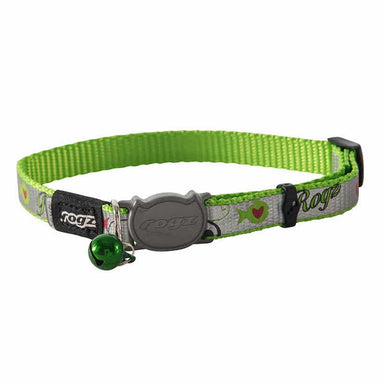 Rogz Green ReflectoCat Collar