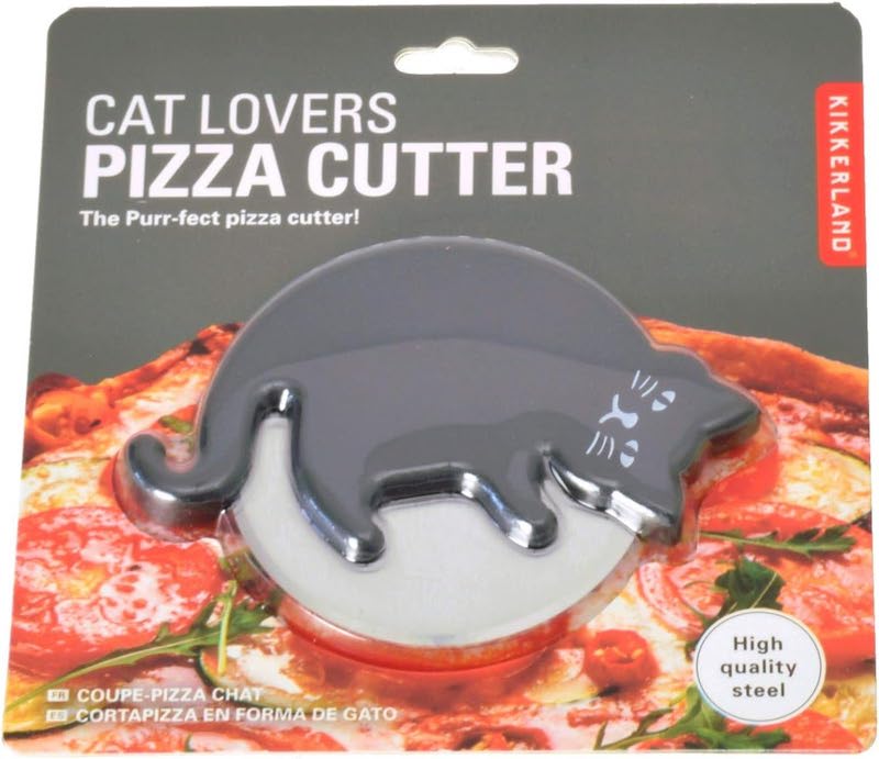 Black Cat Shaped Pizza Cutter