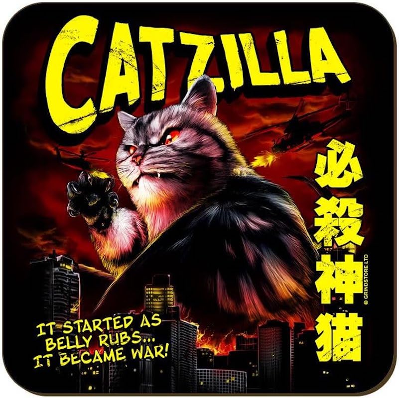 Horror Film Cat Coasters