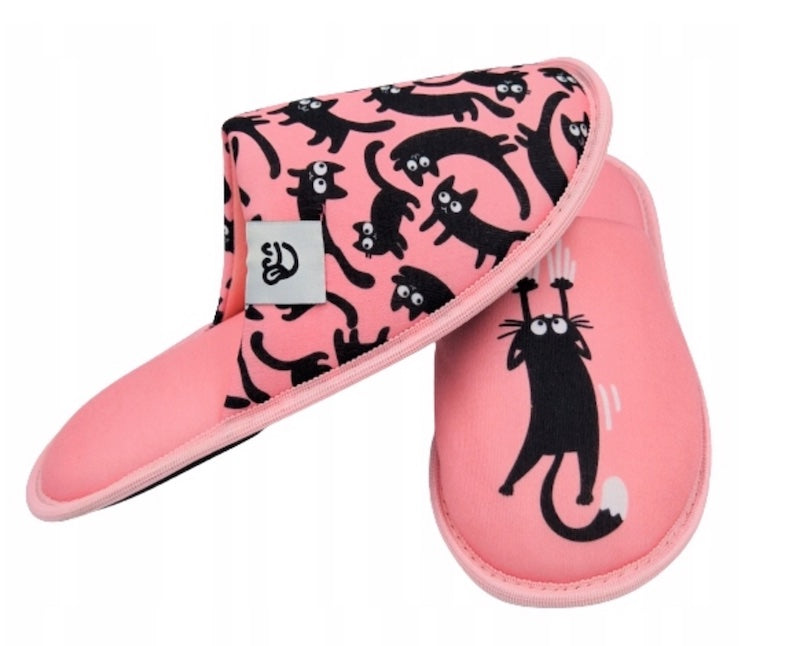 Dedoles Pink Cats Slippers