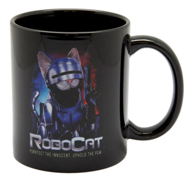 RoboCat Black Mug