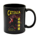 Catzilla Black Mug