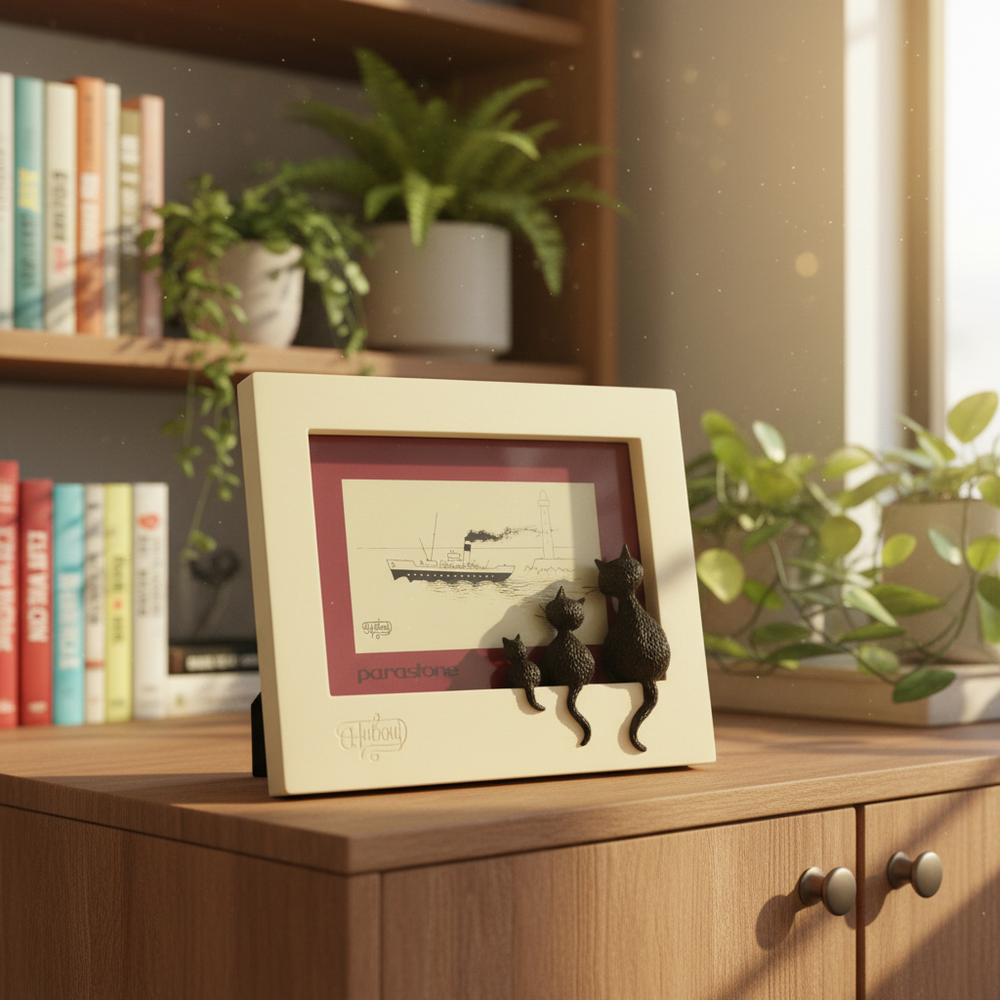 Albert Dubout Les Chats de Dubout Cat Picture Frame