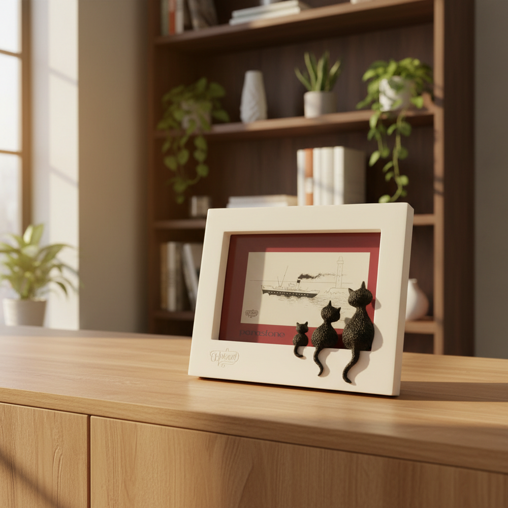 Albert Dubout Les Chats de Dubout Cat Picture Frame