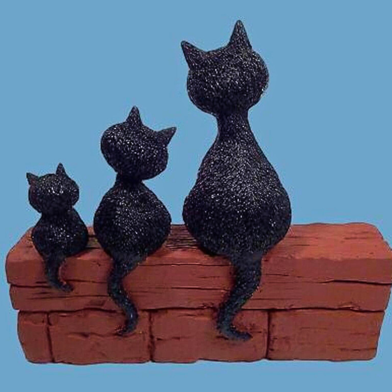 Dubout Cats - Threesome Cat Figurine