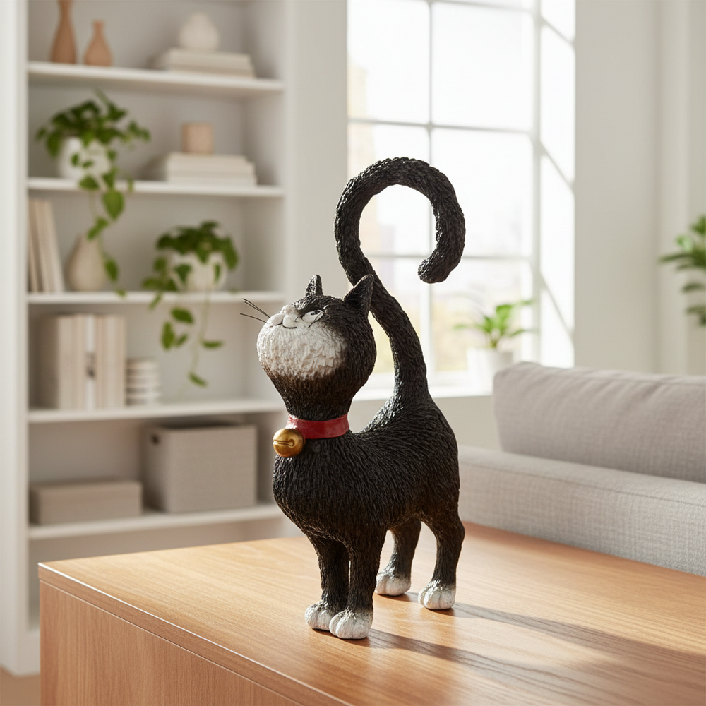 Dubout Cats - Whats's for Dinner? Cat Figurine