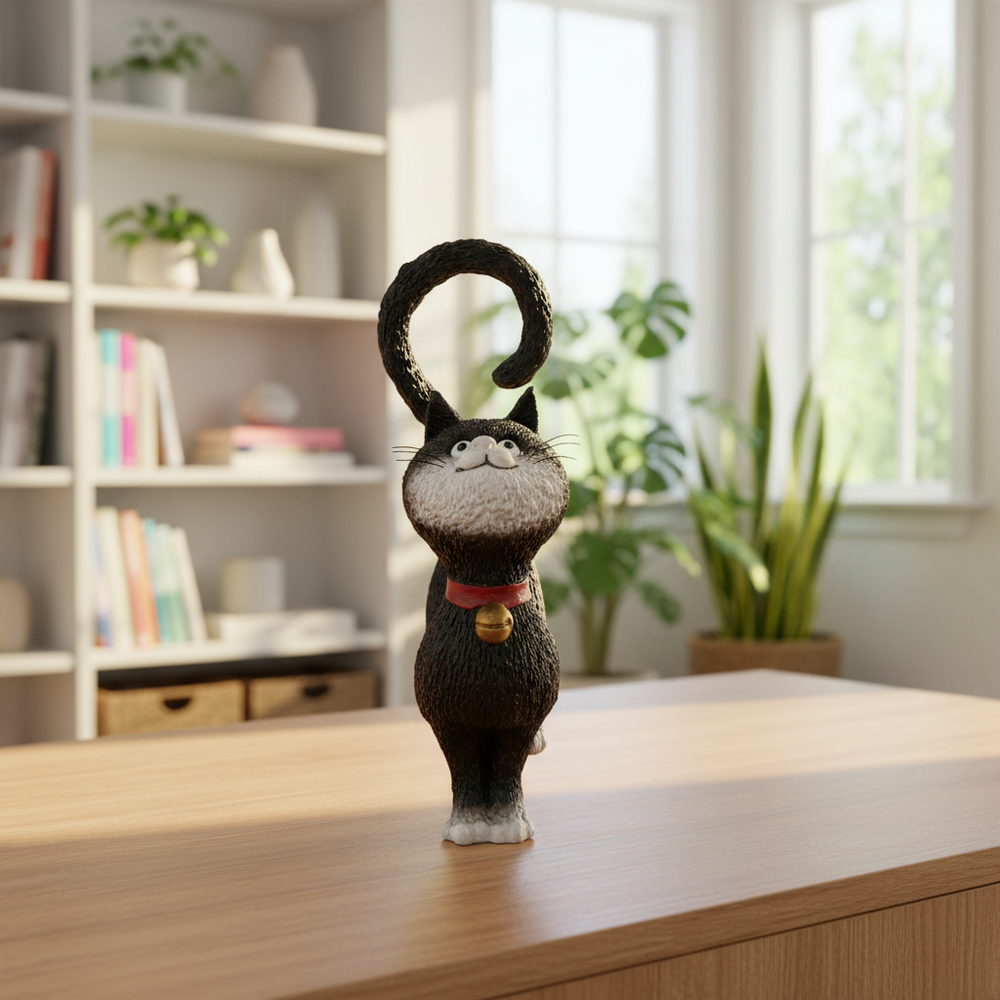 Dubout Cats - Whats's for Dinner? Cat Figurine