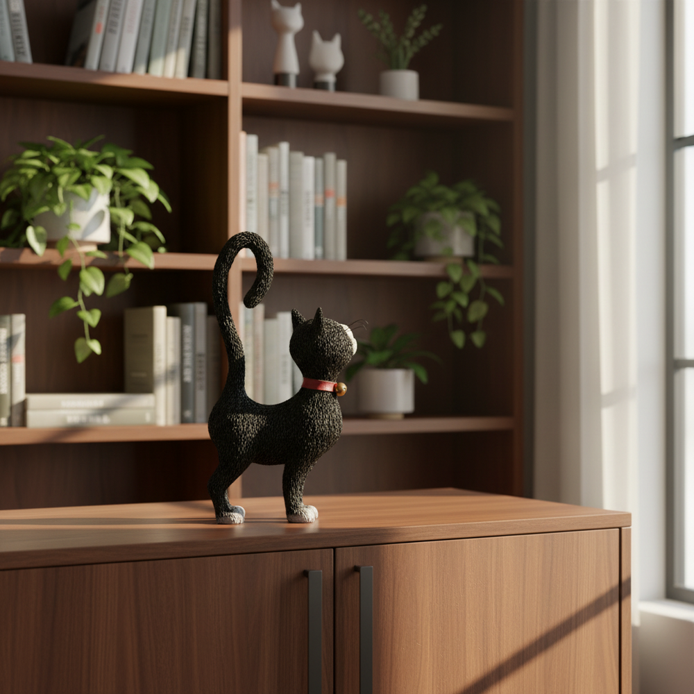 Dubout Cats - Whats's for Dinner? Cat Figurine