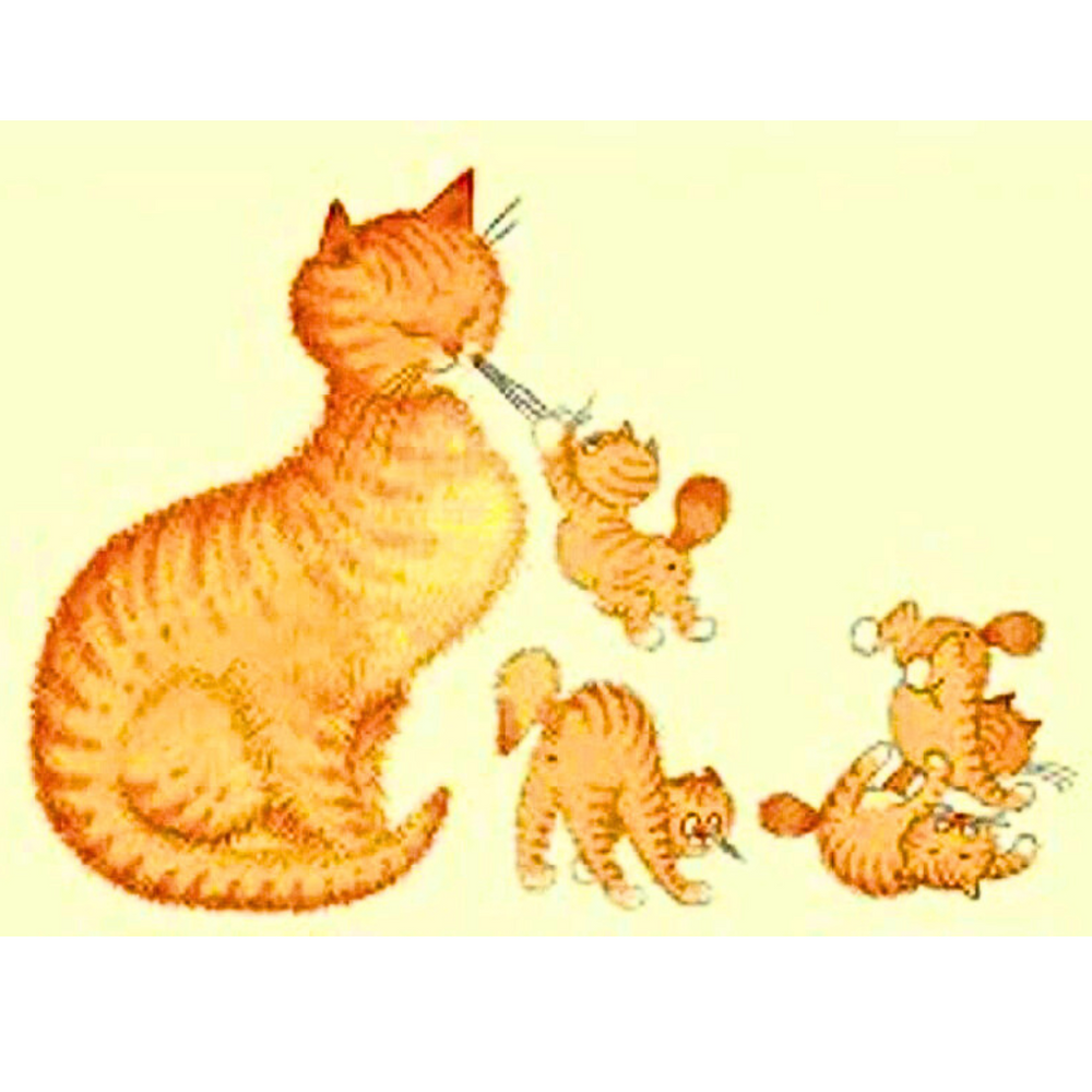 Dubout - Happy Days Cat Figurine