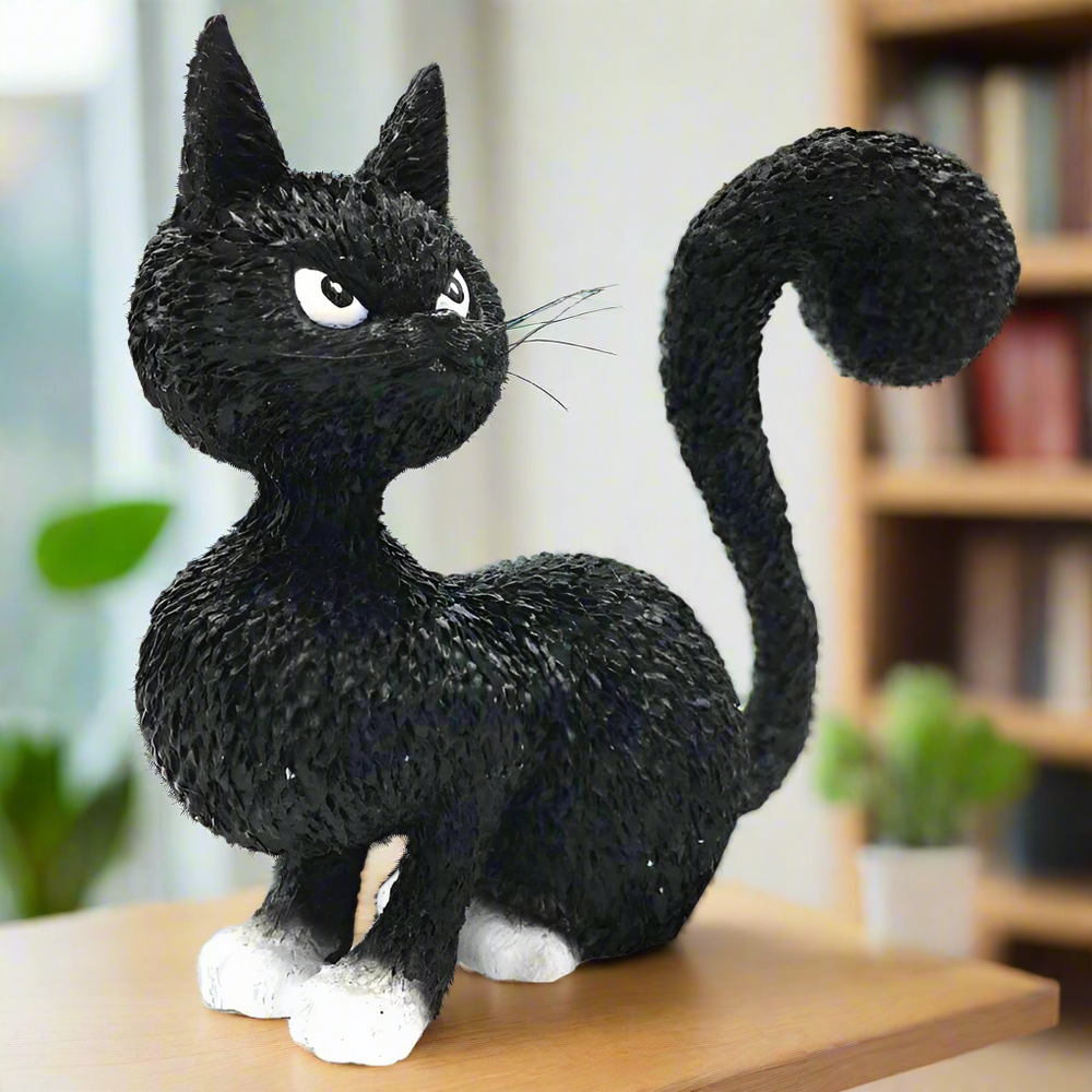 Dubout Cats - La Belle Black Cat Figurine