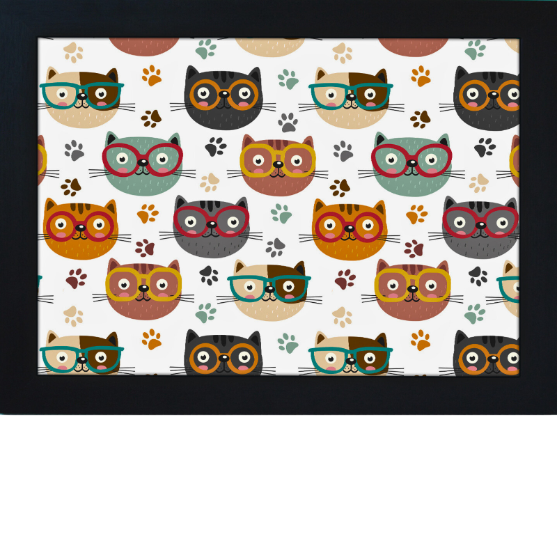 Hipster Cats Lap Tray by Fabulous Felines