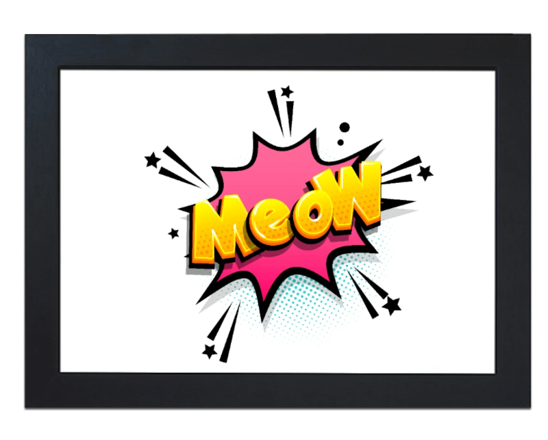 Meow and Reflections Cat Design Lap Tray by Fabulous Felines Gift Set