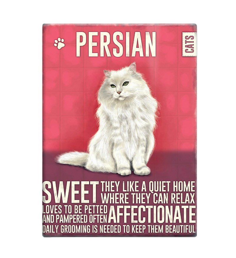 Persian Cat Fridge Magnet