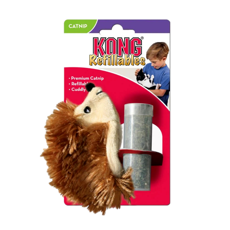 KONG Refillable Hedgehog Catnip Toy