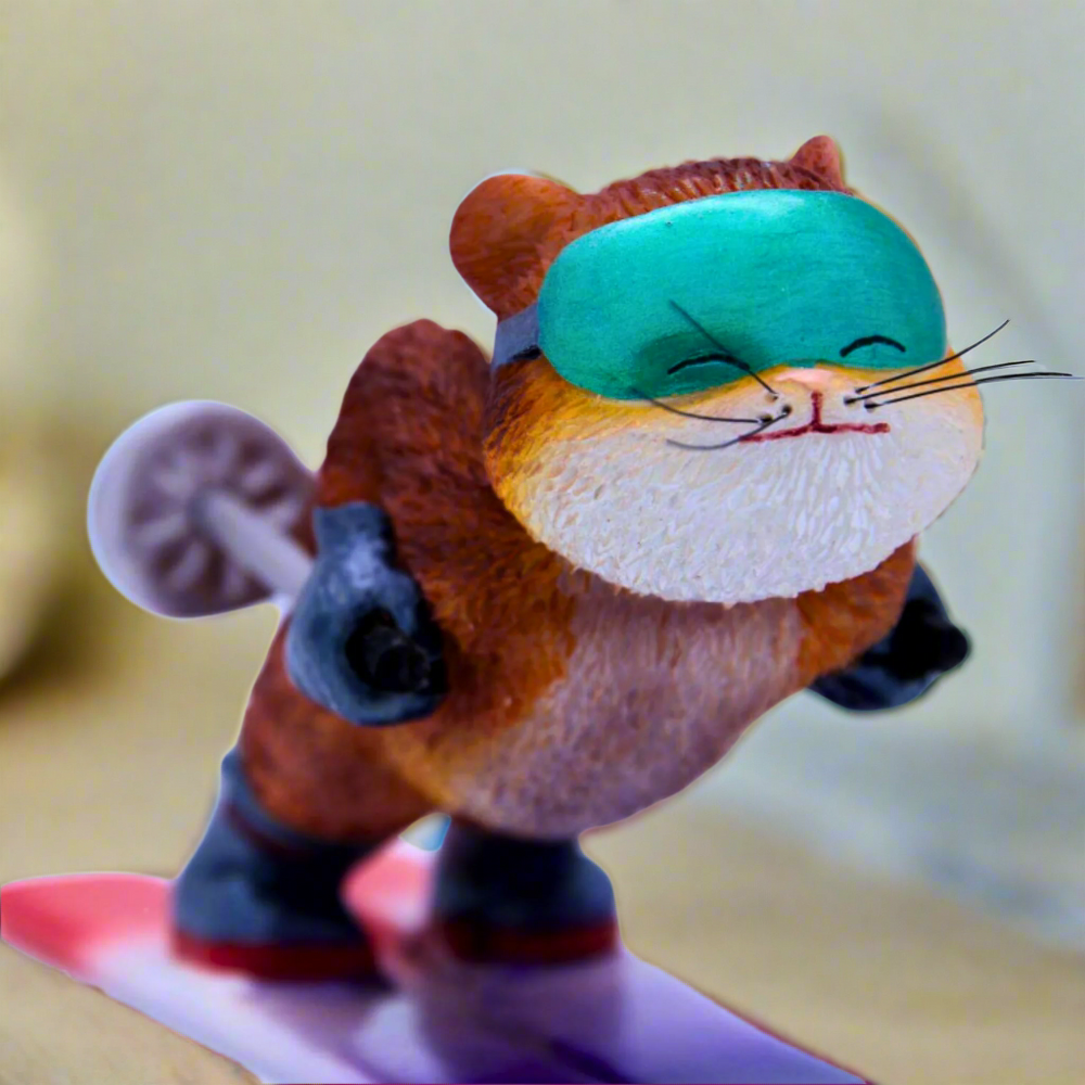 9 Lives Cool Cat Ginger Figurine