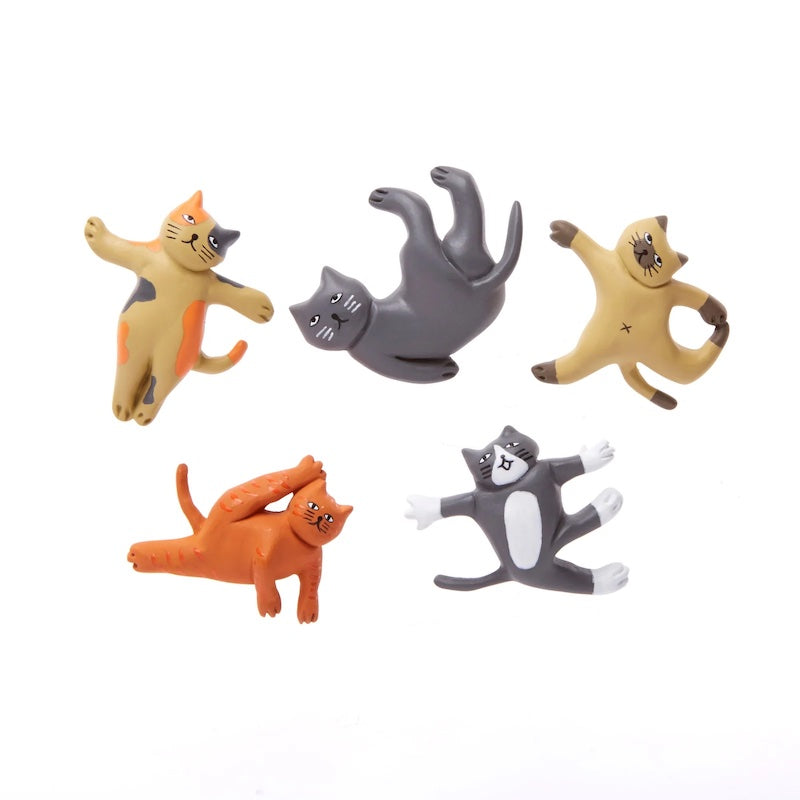 Yoga Cat Fridge Magnets