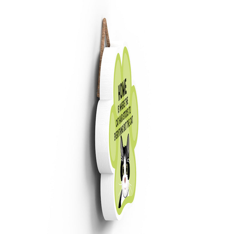 Katie Pearson Funny Wooden Hanging Paw Shape Sign