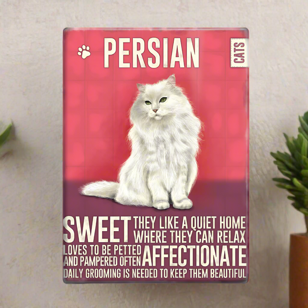 Persian Cat Fridge Magnet