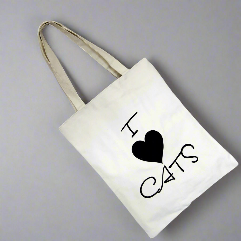I Love Cats Tote Bag