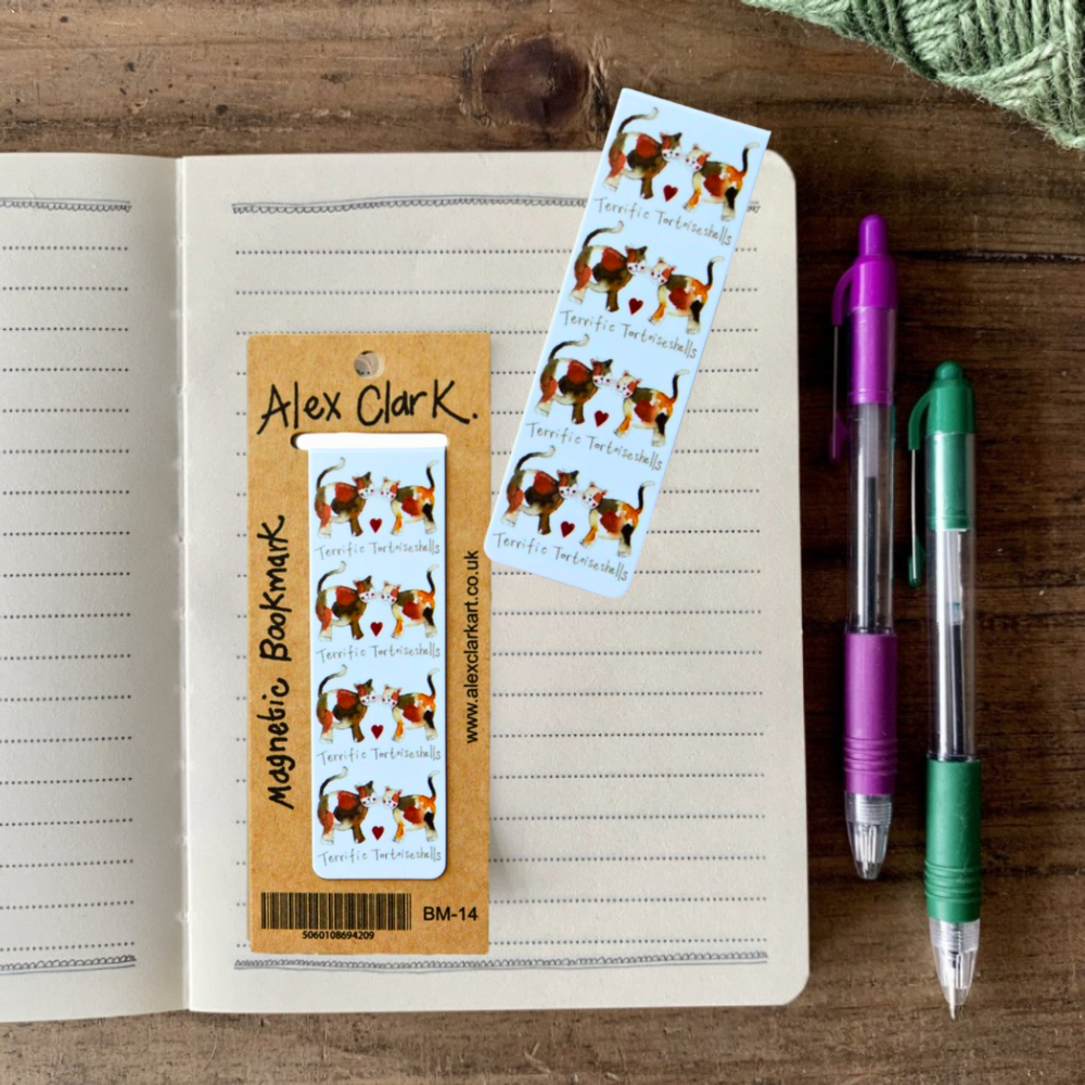 Terrific Tortoiseshells Cat Bookmark