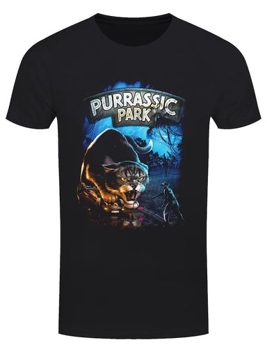 Purrasic Park Heavyweight Unisex Crewneck T-shirt