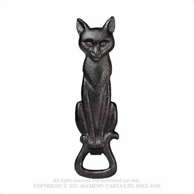 Alchemy Black Cat Gothic Cast Iron Bottle Opener