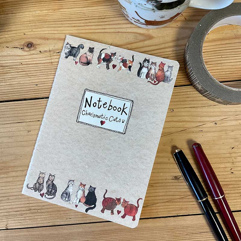 Charismatic Cats Medium Soft Notebook