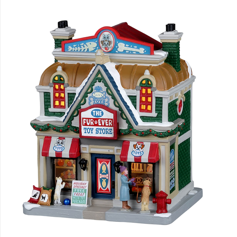 Lemax Christmas Village The Fur-Ever Toy Store