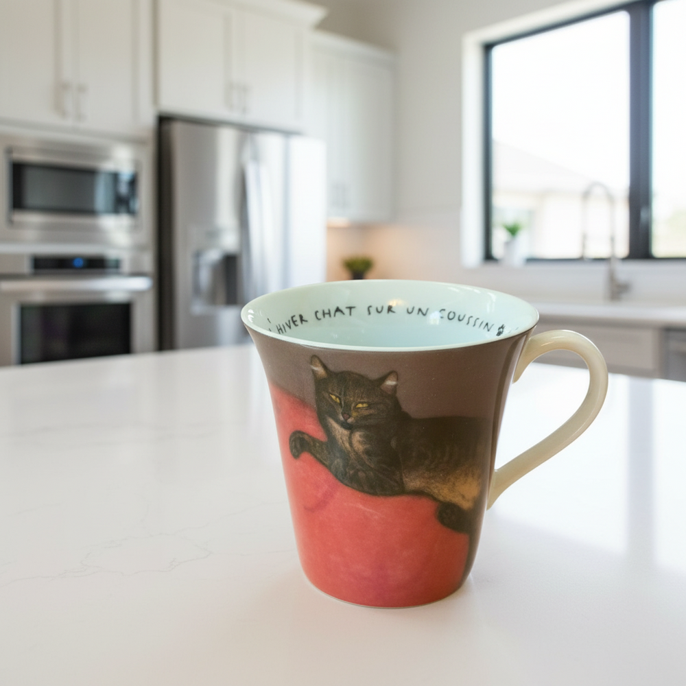 Könitz Les Chats Dans L’Art – Steinlen Art Cat Mug