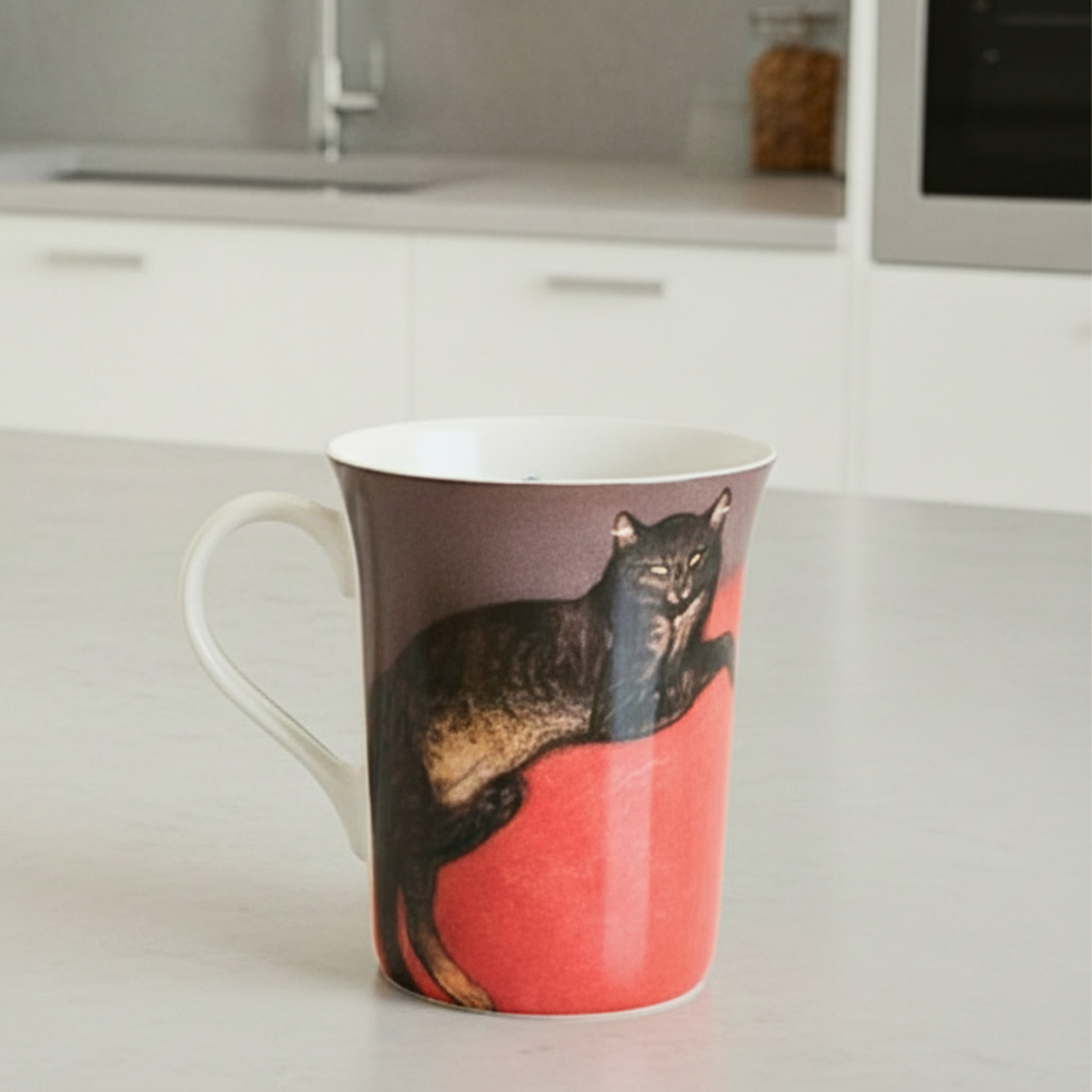 Könitz Les Chats Dans L’Art – Steinlen Art Cat Mug
