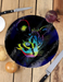 Unorthodox Collective Rainbow Cat Circular Glass Chopping Board