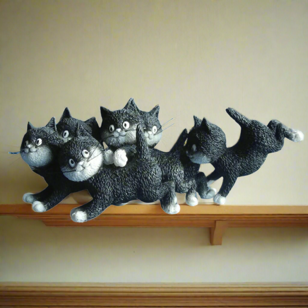 Dubout Cats - Playtime Cat Figurine