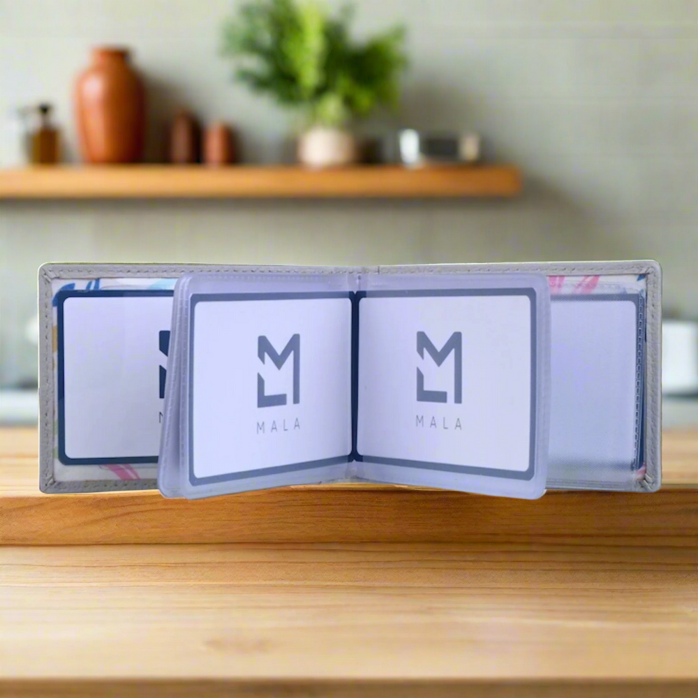 Mala Leather Cat Nap Cats ID / Card Holder / Purse