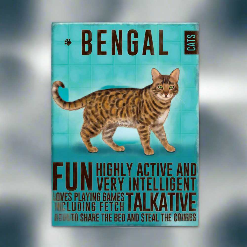 Bengal Cat Fridge Magnet
