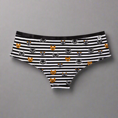 Hot Sexy Cats Lace Panties Underwear For Women 3D Animal Print Cat Seamless Briefs Ladies Anti