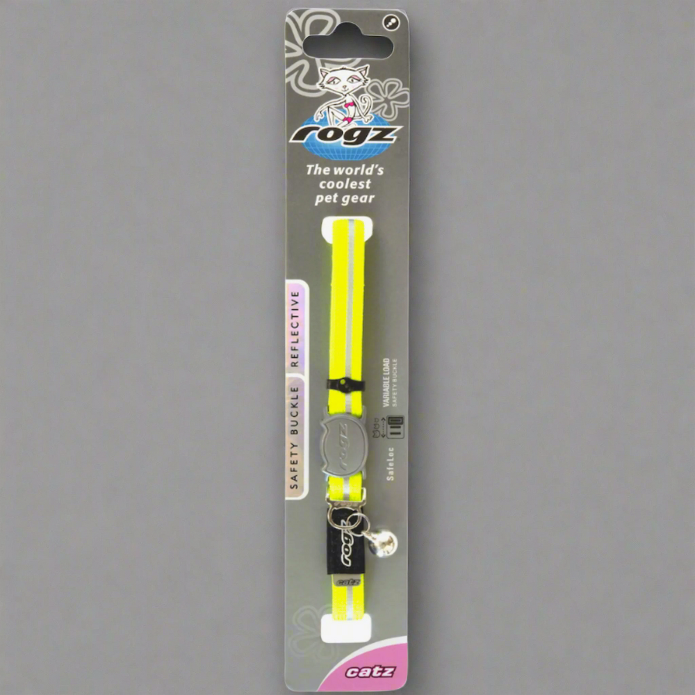 Rogz Dayglo Alley Cat Collar