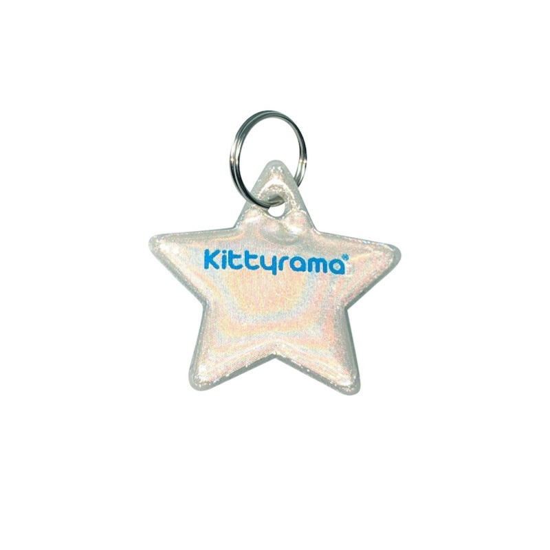 Kittyrama Reflective Star Collar Charm
